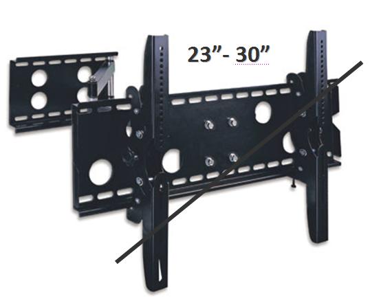 Staffa a muro inclinabile per display LCD 23-30" CON BRACCIO - Clicca l'immagine per chiudere